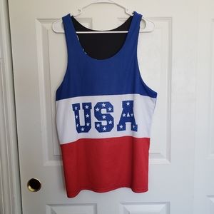 USA Reversible Mesh Tank Top
